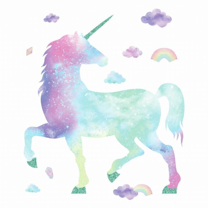 Unicorn Galaxy Wallstickers version 2