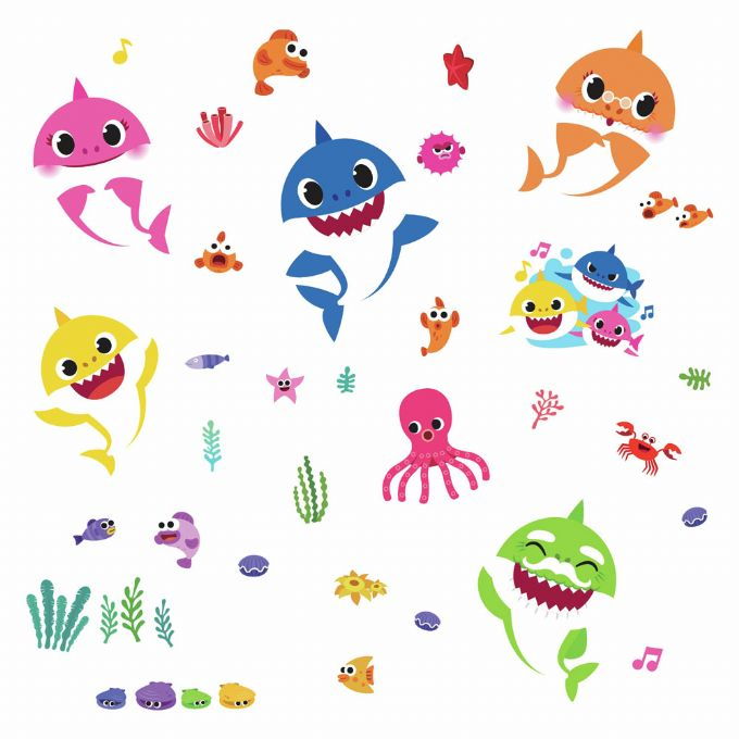 Baby Shark Wall Stickers version 2