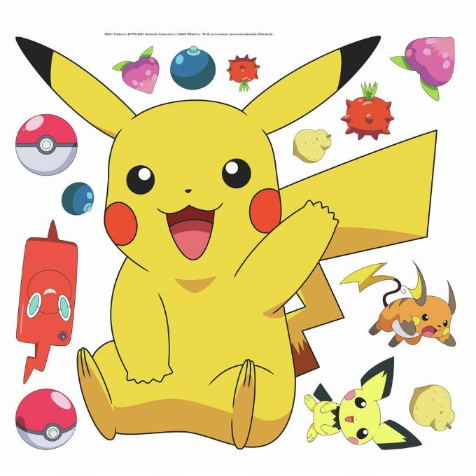 Pokemon Pikachu Wall Stickers version 3