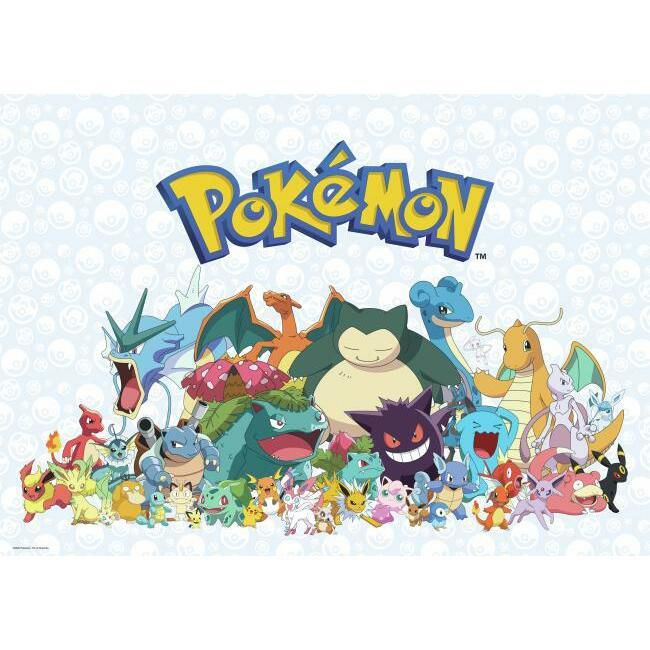 Pokemon Giant -seintarra 65x90 cm version 2
