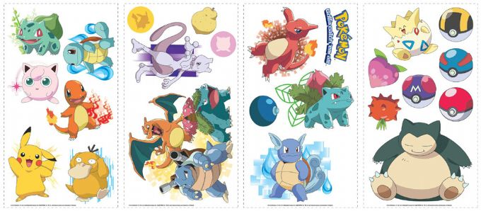 Pokemon Iconic Wall Stickers version 3