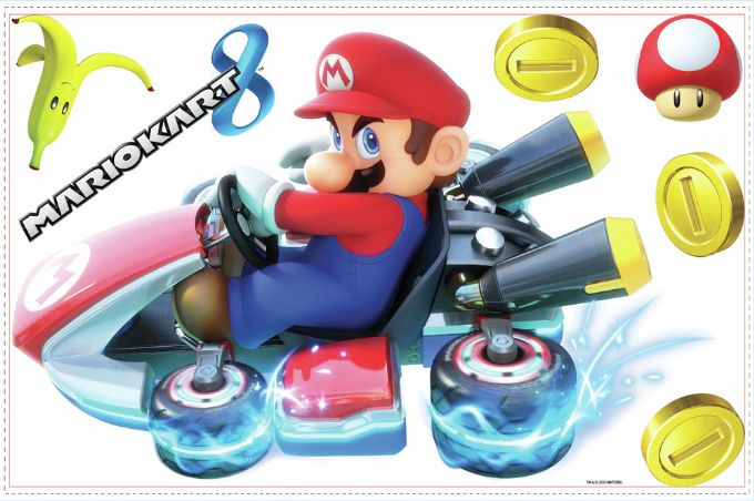 Mario Kart Giant Wall Stickers version 2