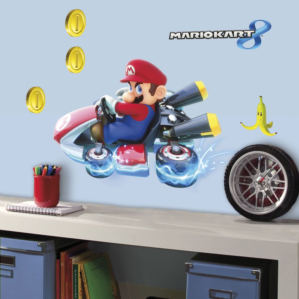 Mario Kart Kæmpe Wallstickers