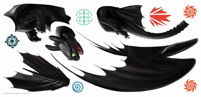 Toothless Wallstickers version 3