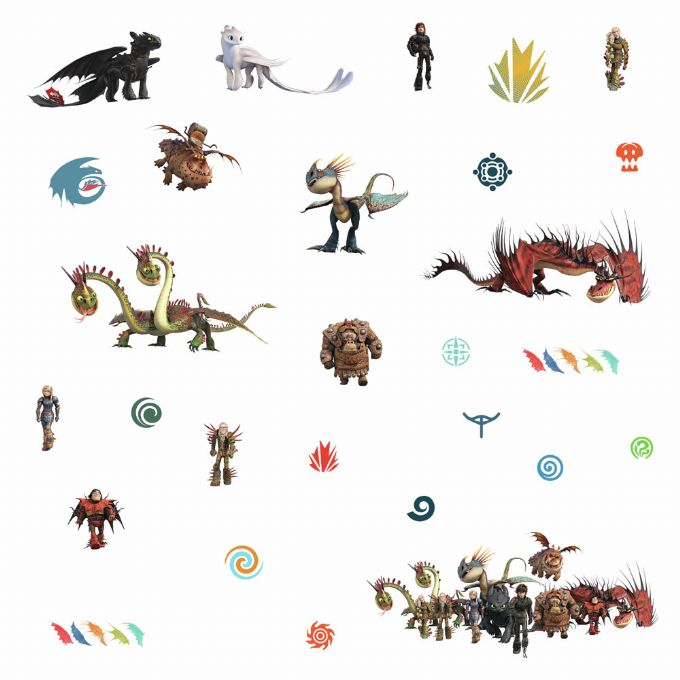 How To Train Your Dragon Wall Stickers version 2