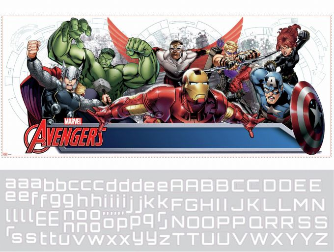 Avengers ABC Wall Stickers version 2