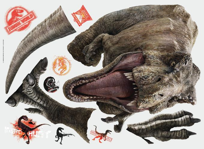 Jurassic World T-Rex veggklistremerker version 3