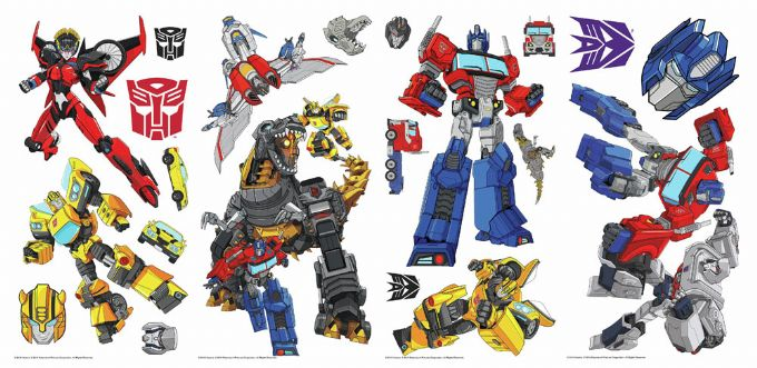 Transformers Cyberverse veggklistremerker version 4