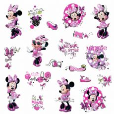 Minnie Mouse fashionista veggklistremerker