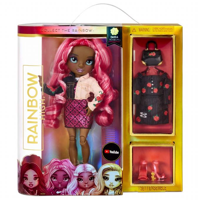Rainbow Rose Doll med hy kjerne version 2