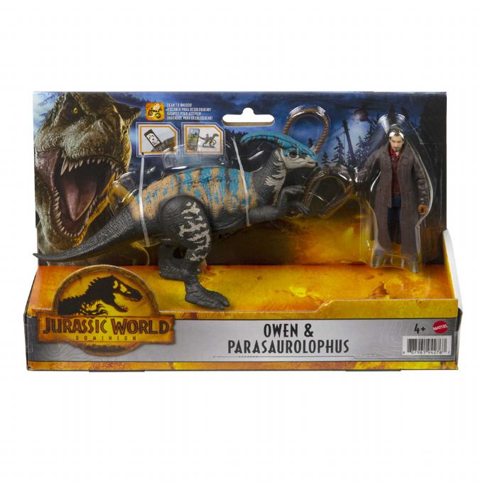 Jurassic World Owen & Parasaurolophus version 2