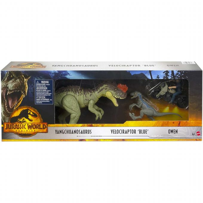 Jurassic World Dominion 3-pack-figurer version 2