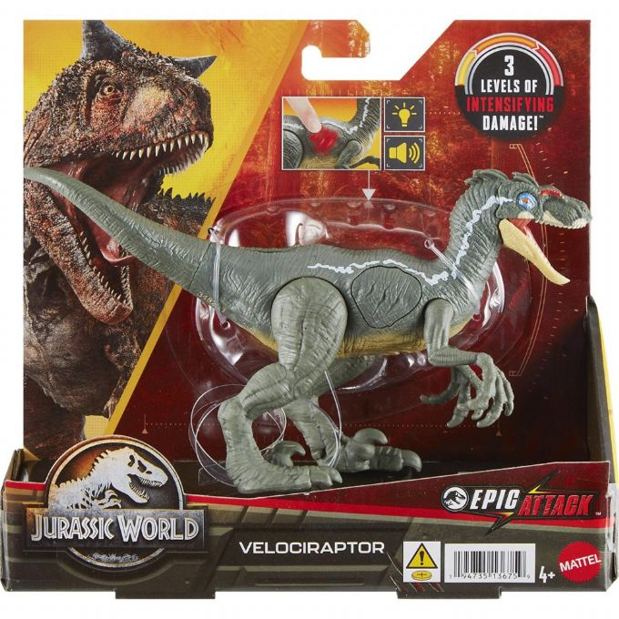 Jurassic World Epic Attack Velociraptor version 2