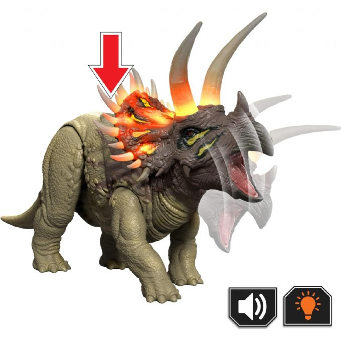 Jurassic World Wild Roar Triceratops version 3