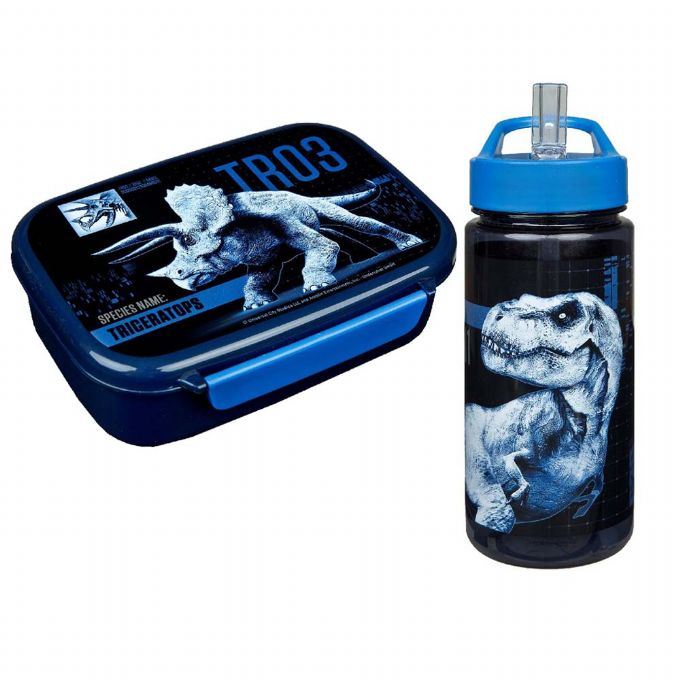 Jurassic World Lunch Box and Drink Can version 1