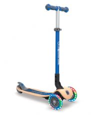 Globber Primo Wood Foldable Scooter Blue