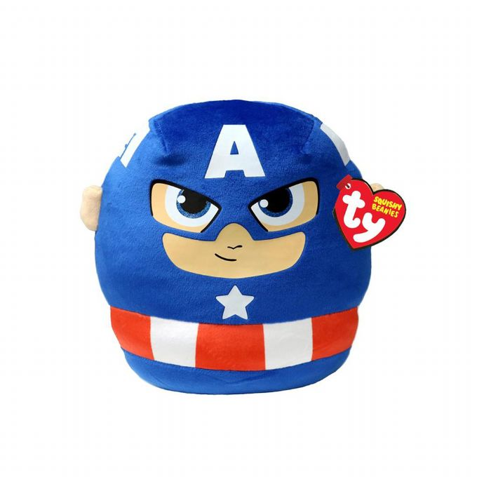 TY Captain America Squish a Boo Teddy Bear 20 version 1