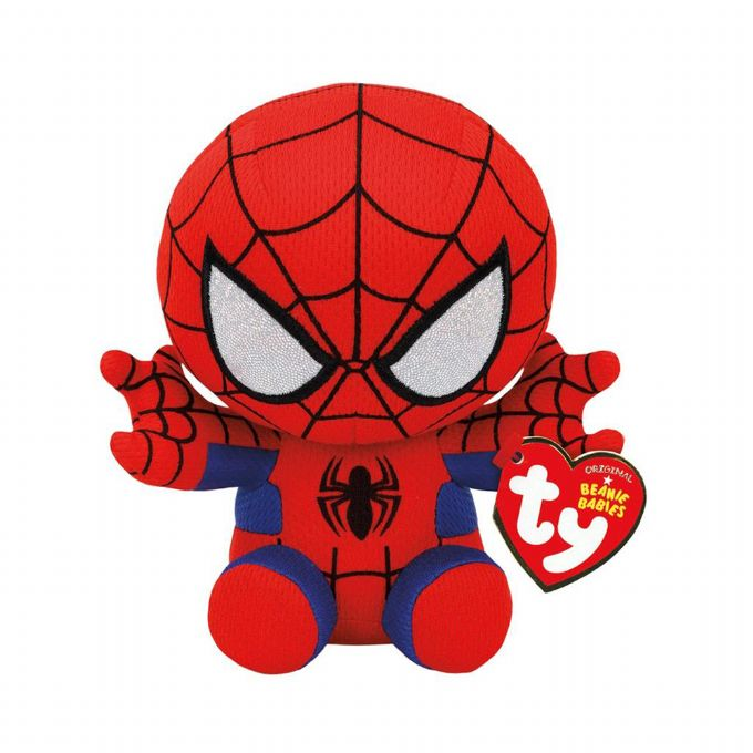 TY Spiderman Teddy Bear 15 cm version 1