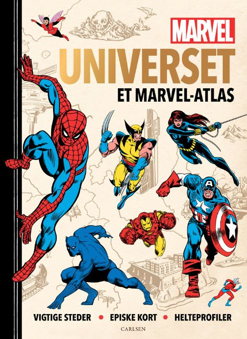 Marvel-universet- et Marvel-atlas version 1