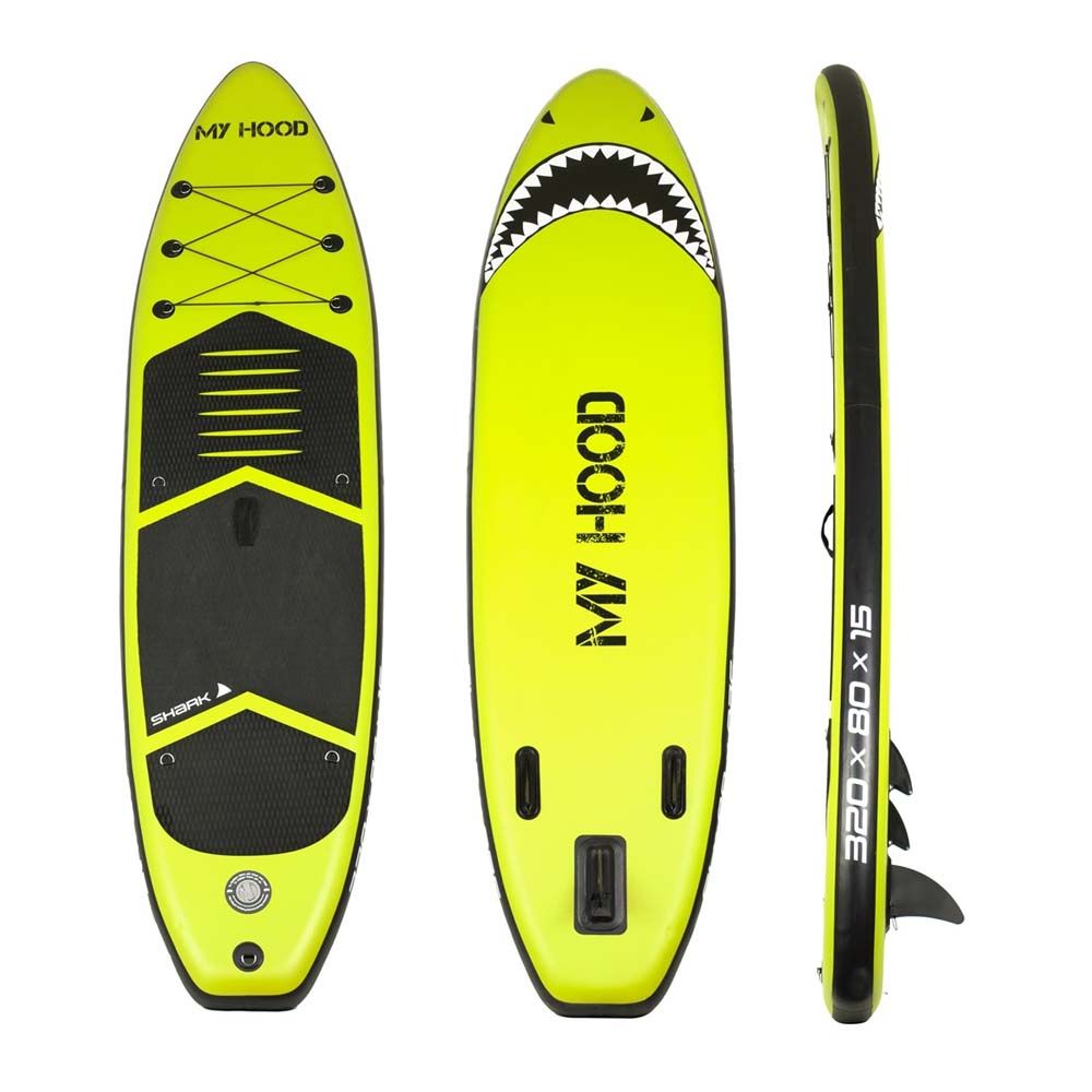 My Hood Sup -lauta Shark - Lime My Hood Uima-allas ja kylpytuotteet 708015