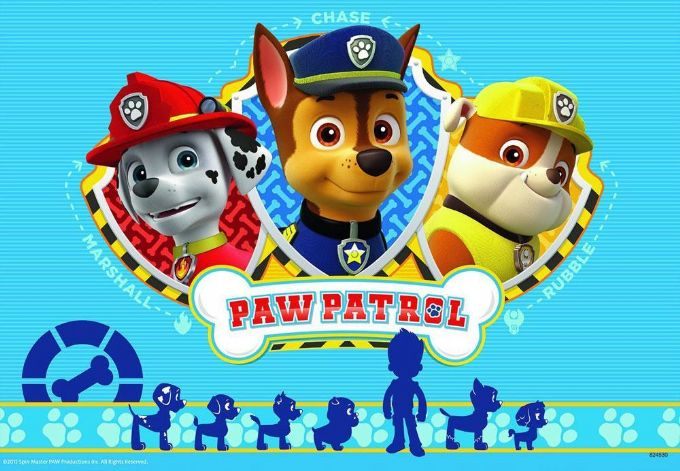 Paw patrol pussel 2x12 version 3