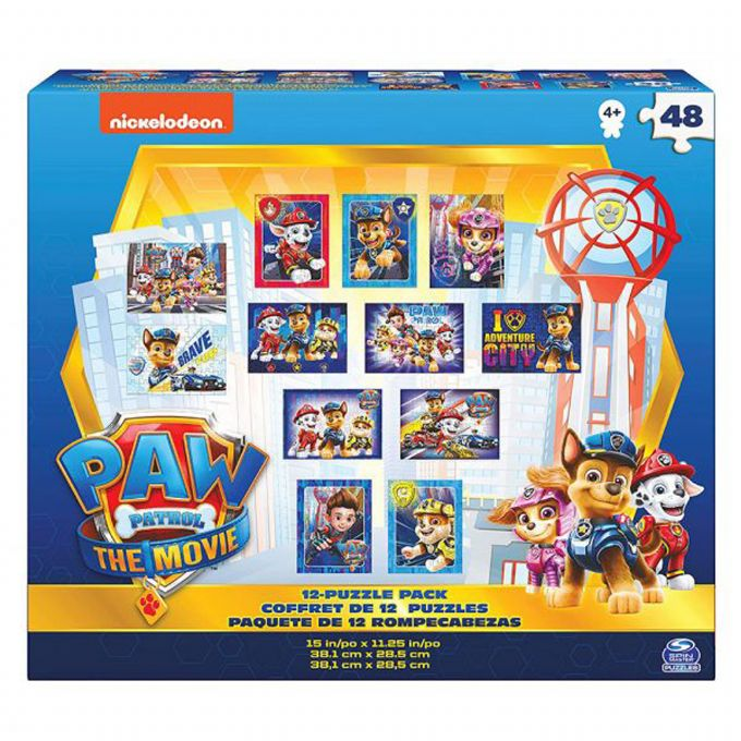 Paw Patrol Box with 12 Puzzles version 1