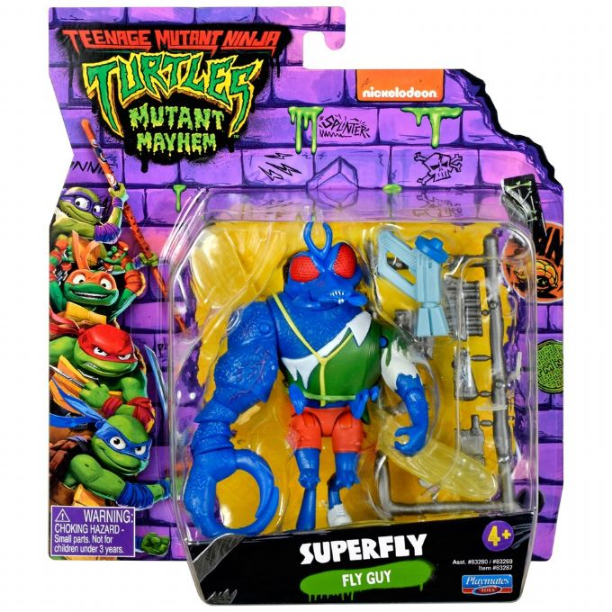 Turtles Mutant Mayhem Super Fly Figur version 2