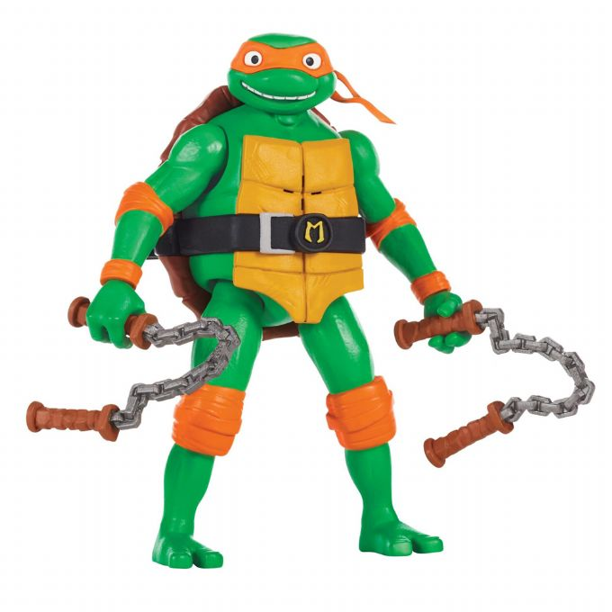 Kilpikonnat -elohahmo Ninja huutaa Michelangeloa version 1