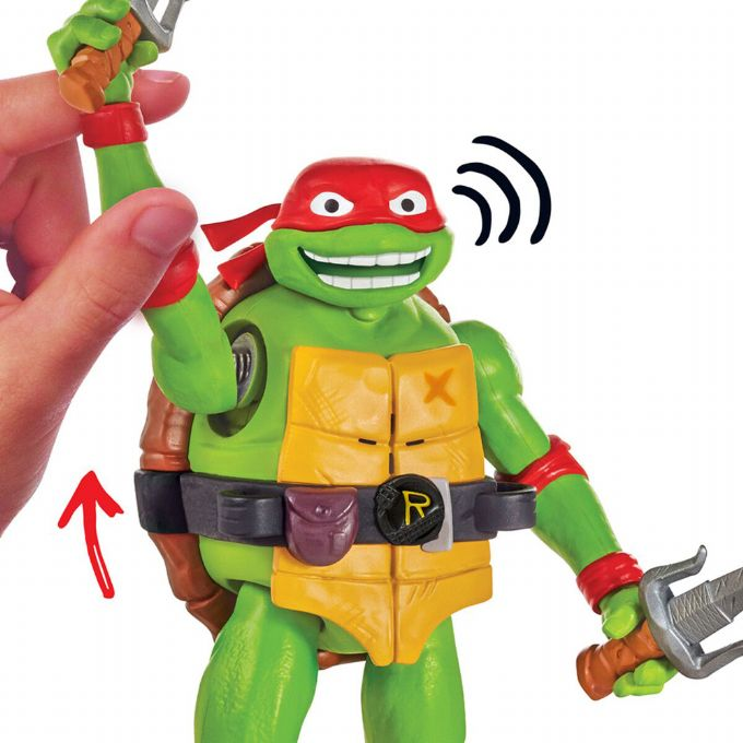 Kilpikonnat -elohahmo Ninja huutaa Rafaelia version 3