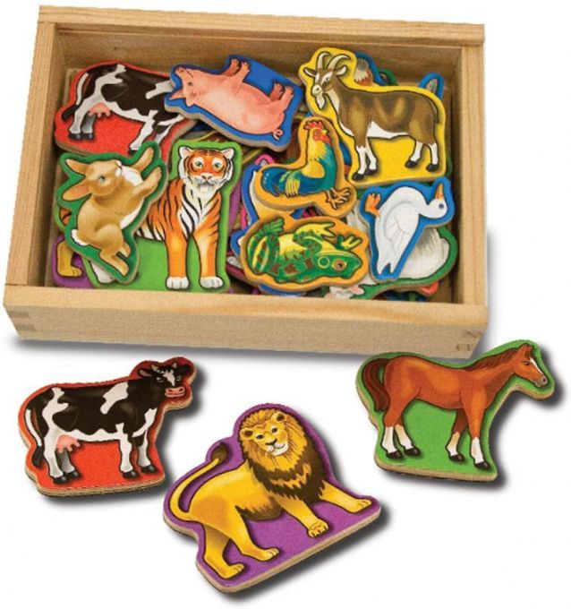 Wooden Animal Magnets version 1