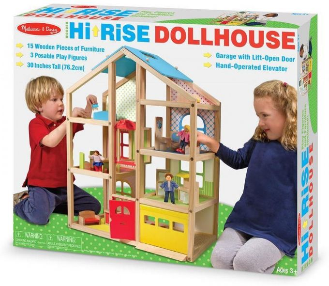 Wooden Hi-Rise Dollhouse version 2