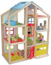 Wooden Hi-Rise Dollhouse