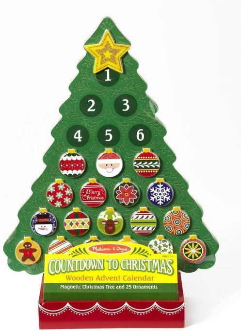 Countdown to Christmas Wooden Advent Calendar version 2