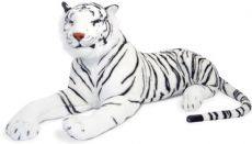 Plysch vit tiger