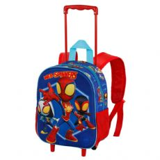 Spiderman Small 3D Backpack with Wheels