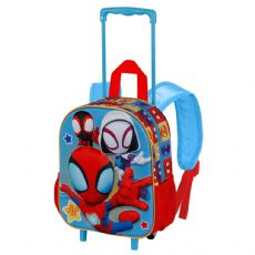 Spiderman Small 3D Backpack with Wheels