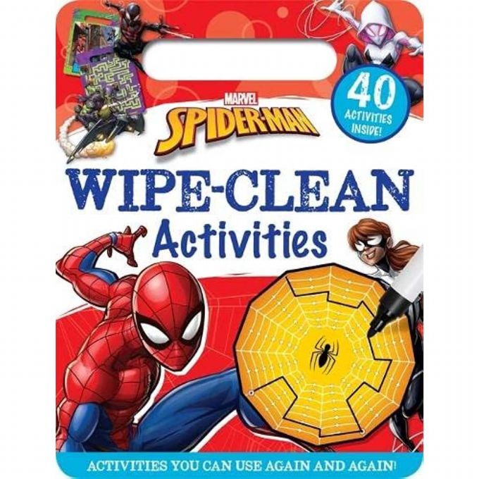 Billede af Marvel Spiderman Wipe-Clean Aktivitetsbo