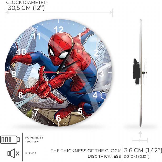 Spiderman Analog Wall Clock version 2