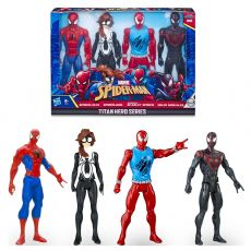 Spiderman Titan Hero-figurer 4-pakning