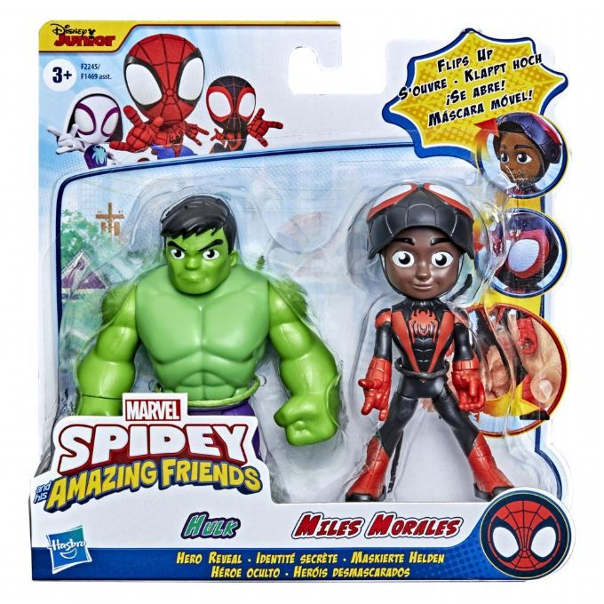 Spidey Hulk och Miles Morales version 2