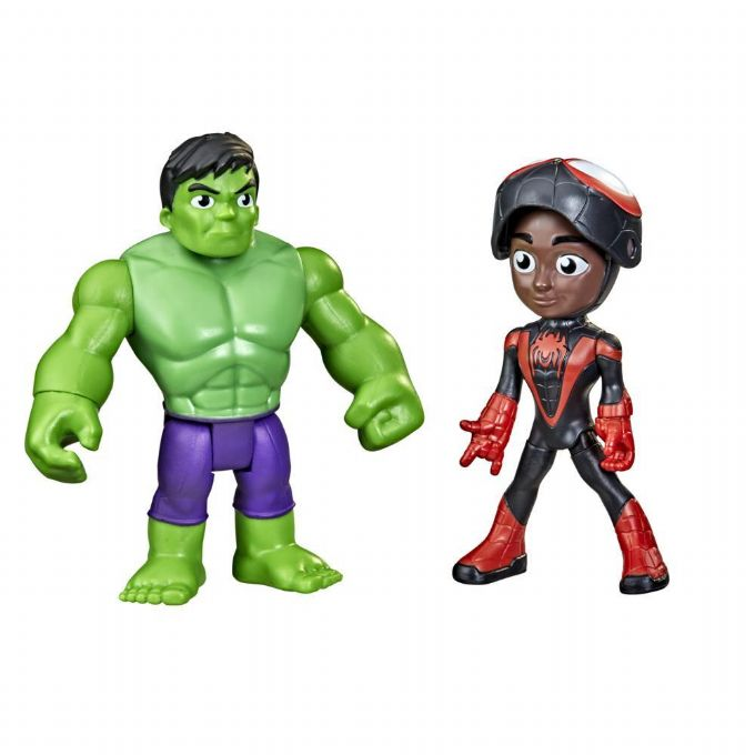 Spidey Hulk och Miles Morales version 1