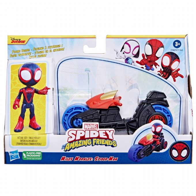 Spiderman-moottoripyr Miles Morales version 2