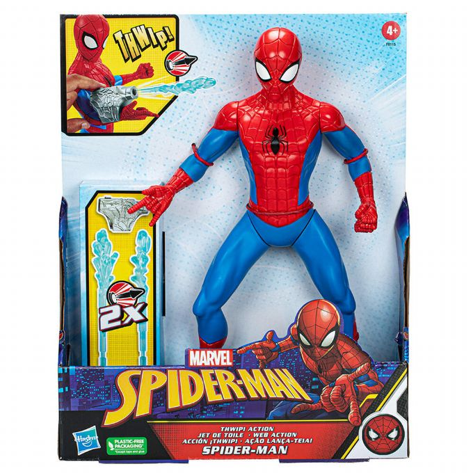 Marvel SpiderMan Thwip -toimintahahmo version 2