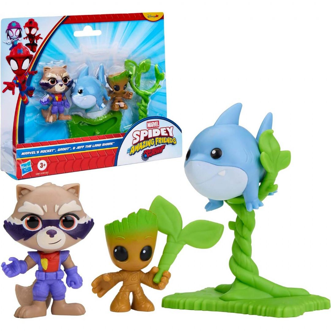 Spiderman Spidey Rocket & Groot Shark Spiderman Spidey Rocket & Groot Shark