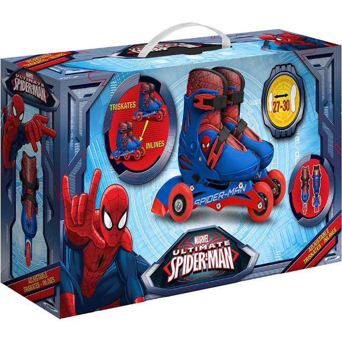 Spiderman 2in1 rulleskyter strrelse 27-30 version 2