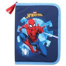 Spiderman pencil case with contents