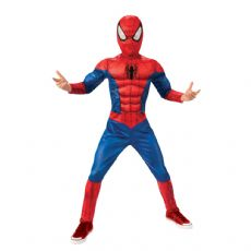 Spider-Man deluxe kostym 122 - 128 cm