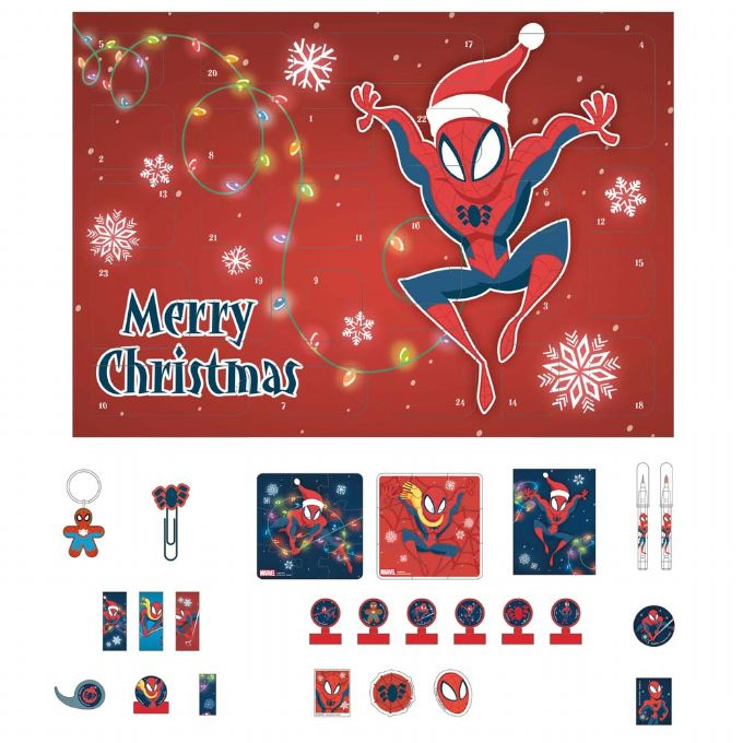 Spiderman joulukalenteri 2022 version 1