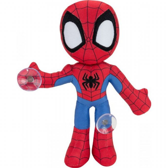 Spiderman bamse med sugekopper 23 cm version 1
