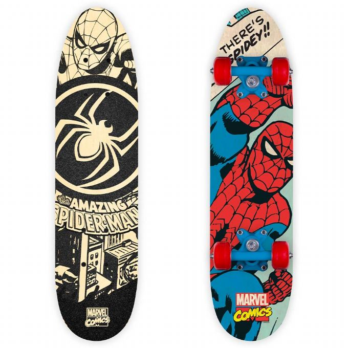 Spiderman-Skateboard aus Holz version 3